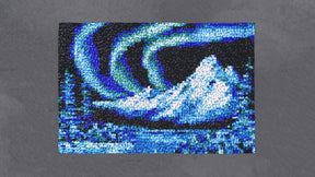 Northern Lights Dreamscape - Latch Hook Rug Kit