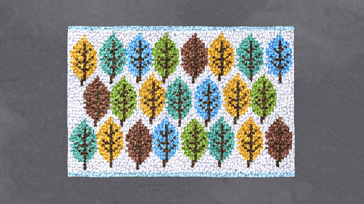 Autumn Leaf Tapestry - Latch Hook Rug Kit