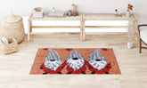 Cheerful Gnome Trio - Latch Hook Rug Kit