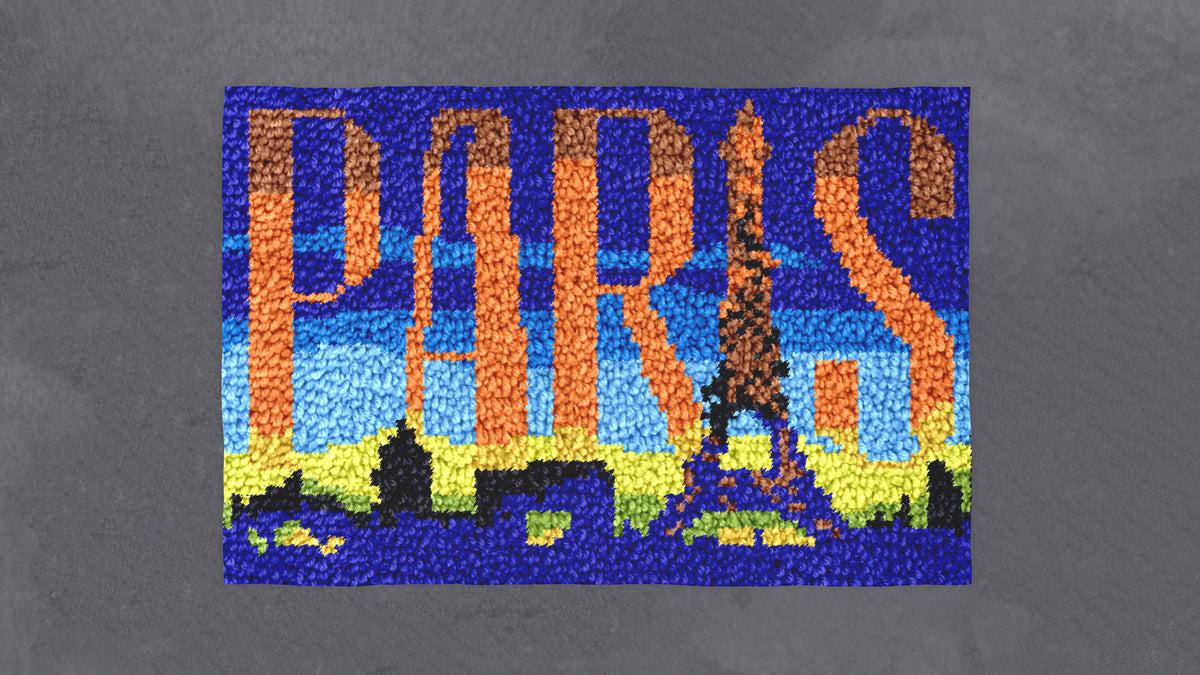 Paris Dreamscape - Latch Hook Rug Kit