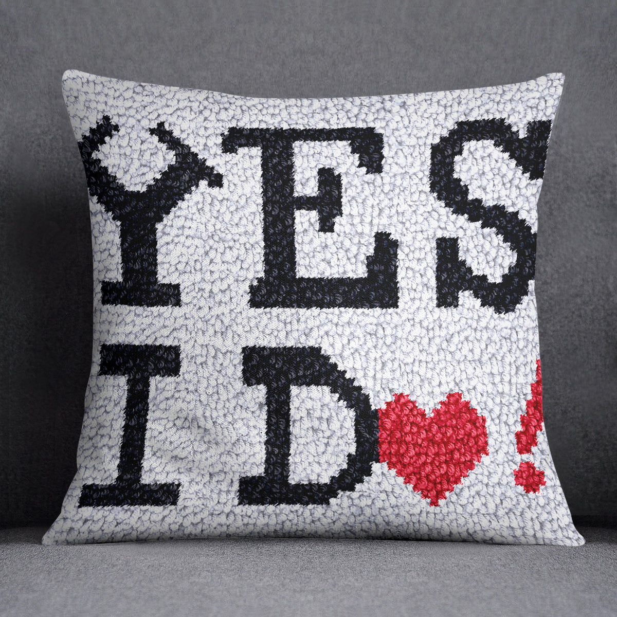 Yes I Do! - A Celebration of Love - Latch Hook Pillow Kit