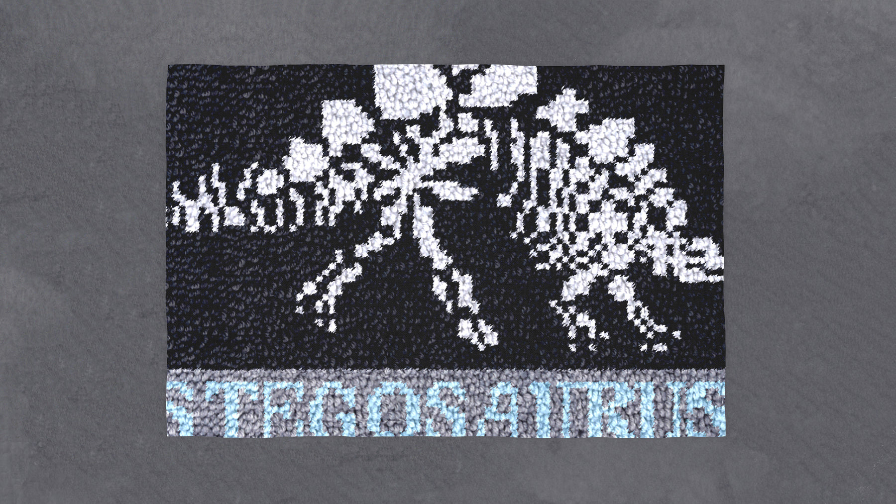 Majestic Stegosaurus Tapestry - Latch Hook Rug Kit