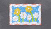 Cheerful Floral Tapestry - Latch Hook Rug Kit