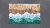 Waves of Earth and Sky - Latch Hook Rug Kit