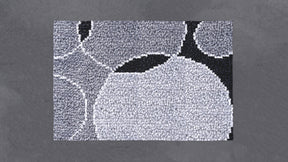 Contemporary Grey Carpet - Latch Hook Rug Kit