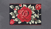 Enchanting Floral Elegance - Latch Hook Rug Kit