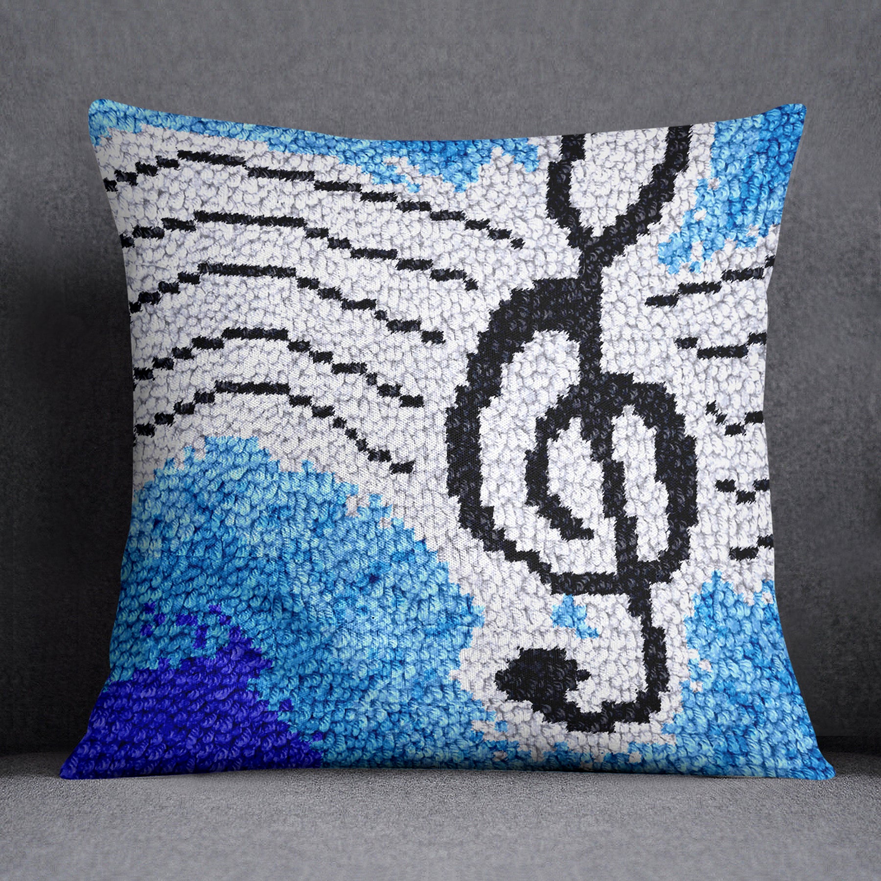 Melodic Harmony - Latch Hook Pillow Kit