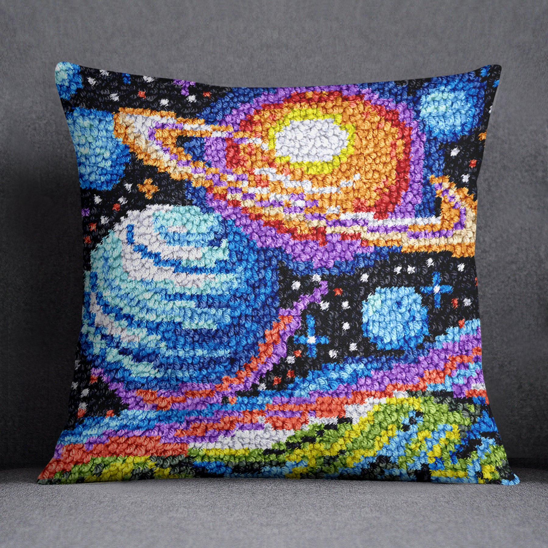 Celestial Harmony - Latch Hook Pillow Kit