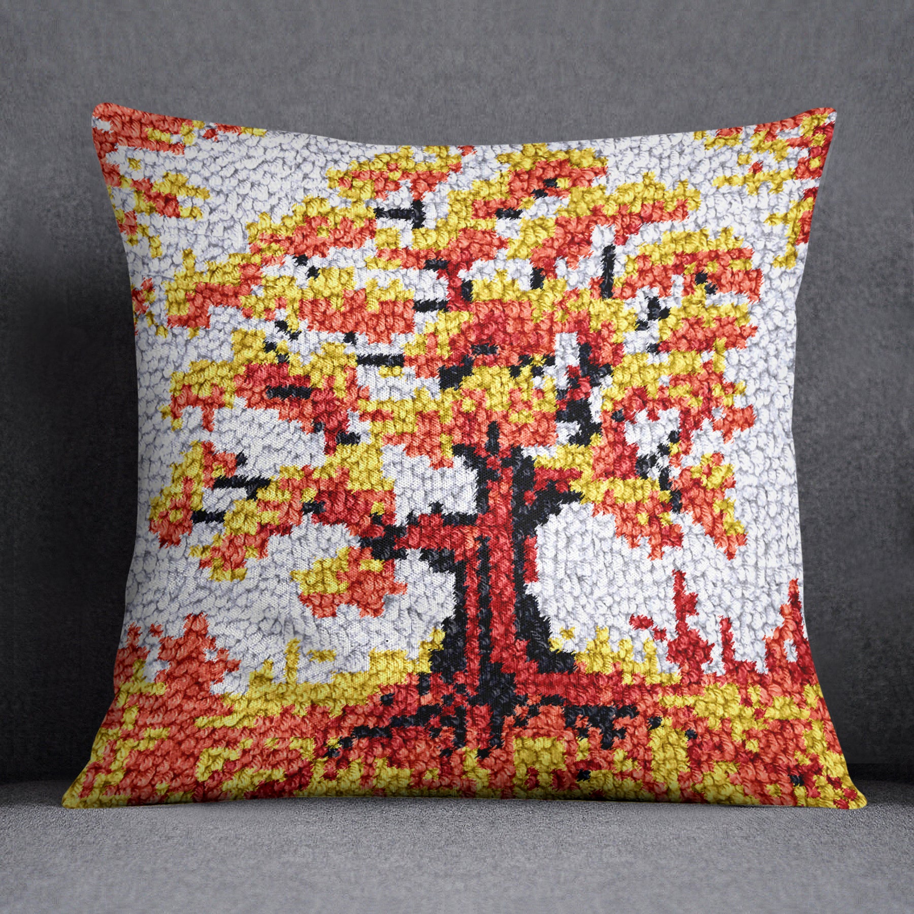 Autumn Blaze - Latch Hook Pillow Kit