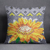 Sunflower Delight - Latch Hook Pillow Kit