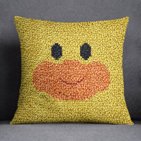 Joyful Duck Face - Latch Hook Pillow Kit