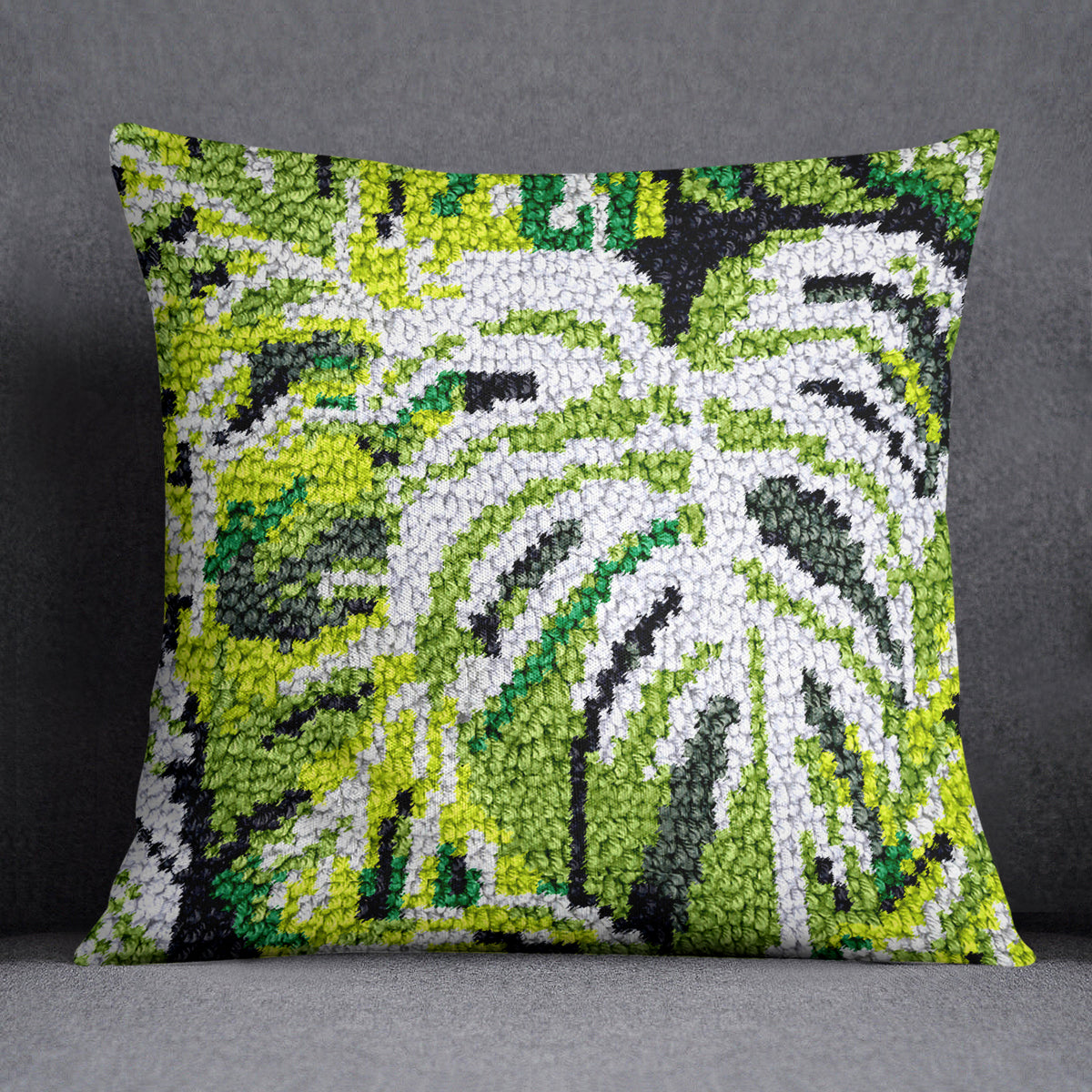 Lush Greenery Tapestry - Latch Hook Pillow Kit