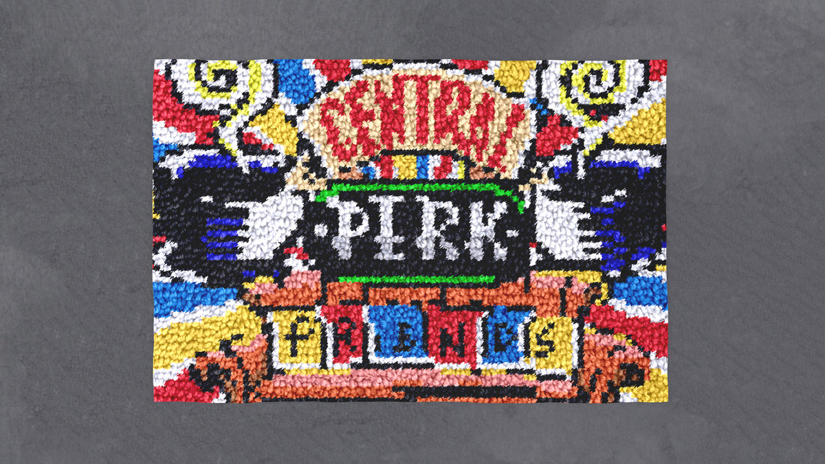 Central Perk Nostalgia - Latch Hook Rug Kit