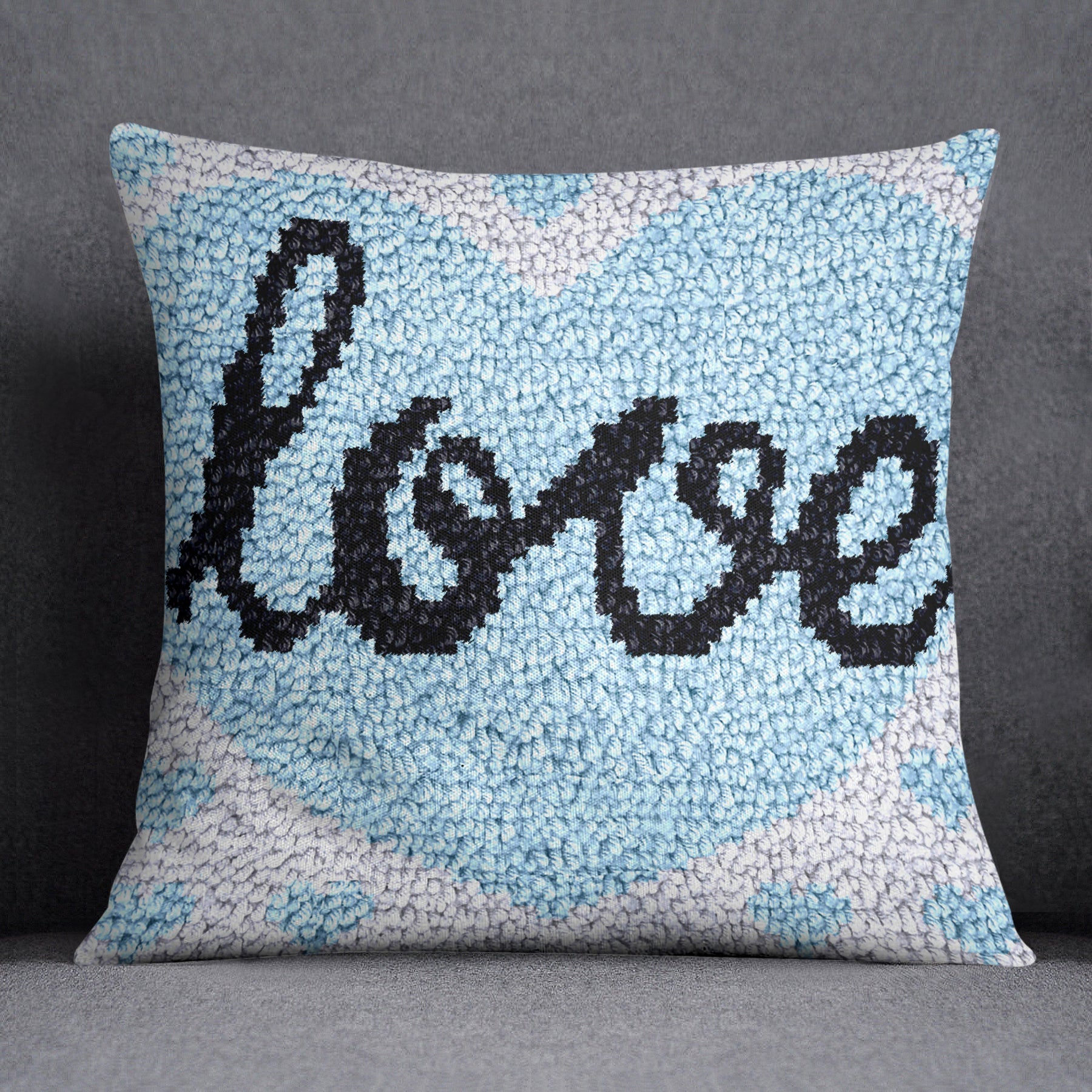 Embrace of Love - Latch Hook Pillow Kit