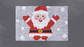 Jolly Santa Christmas Art - Latch Hook Rug Kit