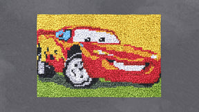 Lightning McQueen Charm - Latch Hook Rug Kit