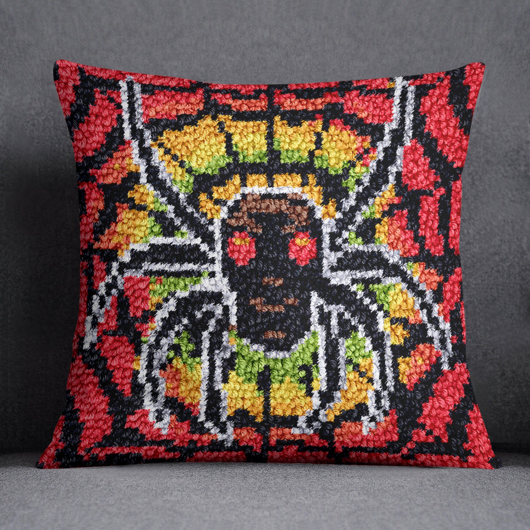 Creepy Crawly Charm - Latch Hook Pillow Kit