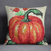 Harvest Pumpkin Delight - Latch Hook Pillow Kit