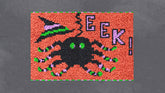 Spooky Octopus EEK! Mat - Latch Hook Rug Kit