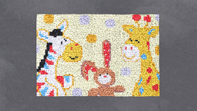 Whimsical Animal Friends - Latch Hook Rug Kit