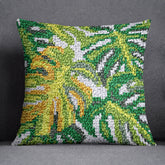 Tropical Jungle Tapestry - Latch Hook Pillow Kit