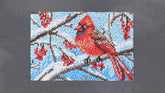 Winter's Cardinal - Latch Hook Rug Kit