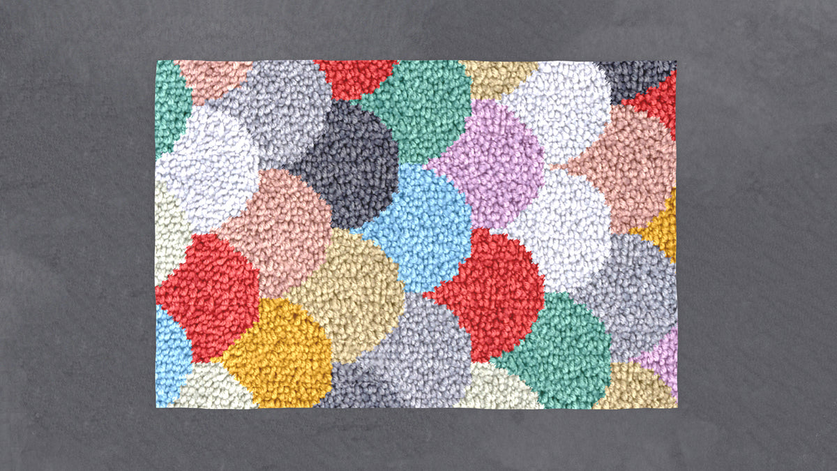 Colorful Harmony - Latch Hook Rug Kit