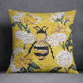 Sunny Bee Delight - Latch Hook Pillow Kit