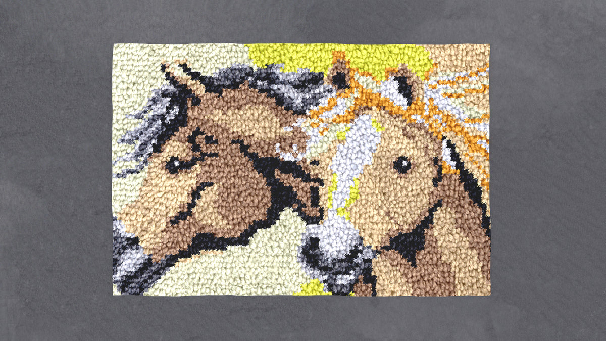 Equine Elegance - Latch Hook Rug Kit