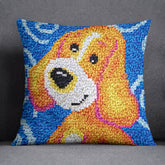 Joyful Canine Companion - Latch Hook Pillow Kit