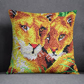 Tender Moments in the Wild - Latch Hook Pillow Kit