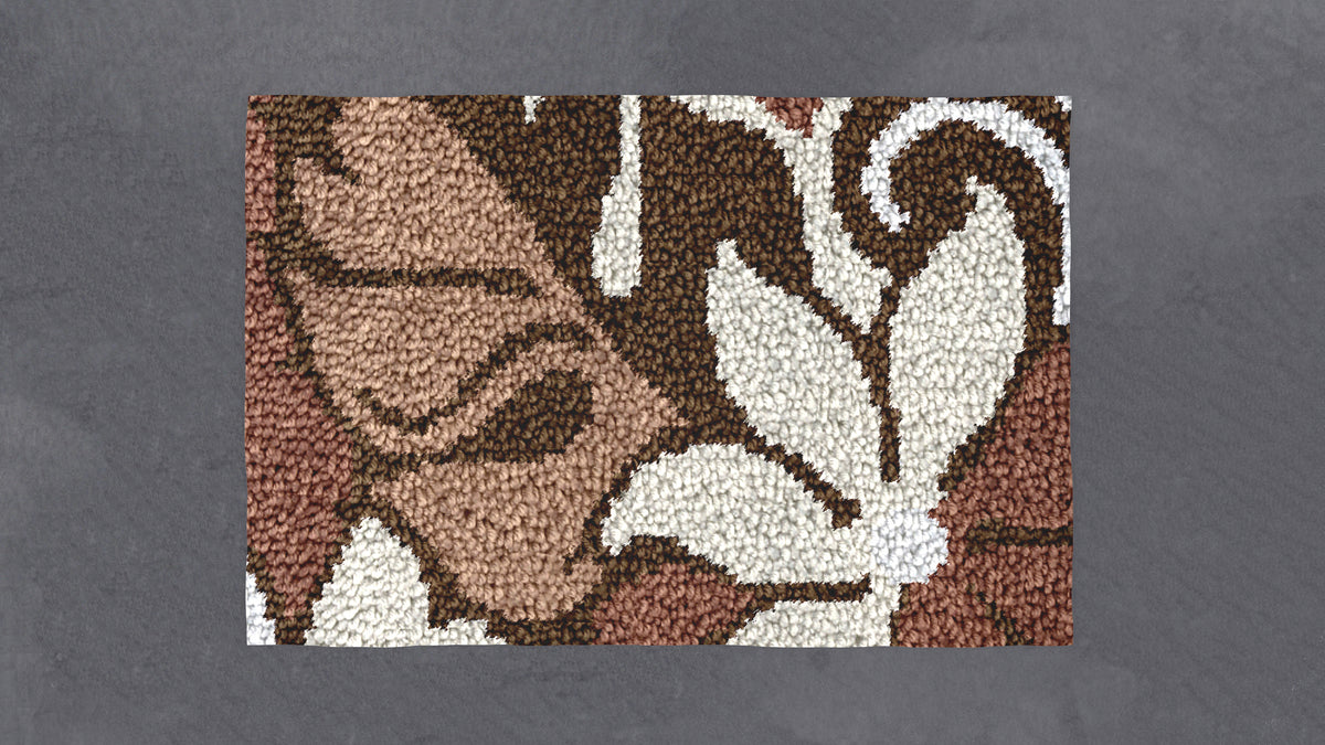 Embellished Nature: Handcrafted Rug - Latch Hook Rug Kit