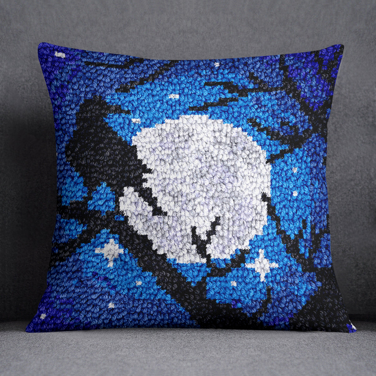 Moonlit Serenade - Latch Hook Pillow Kit