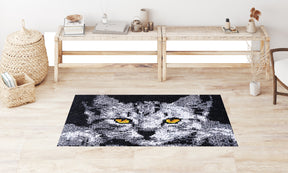 Mystical Feline Gaze - Latch Hook Rug Kit