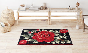 Enchanting Floral Elegance - Latch Hook Rug Kit