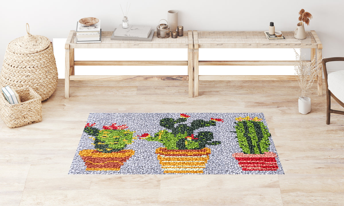 Cactus Collection - Latch Hook Rug Kit