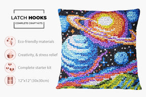 Celestial Harmony - Latch Hook Pillow Kit