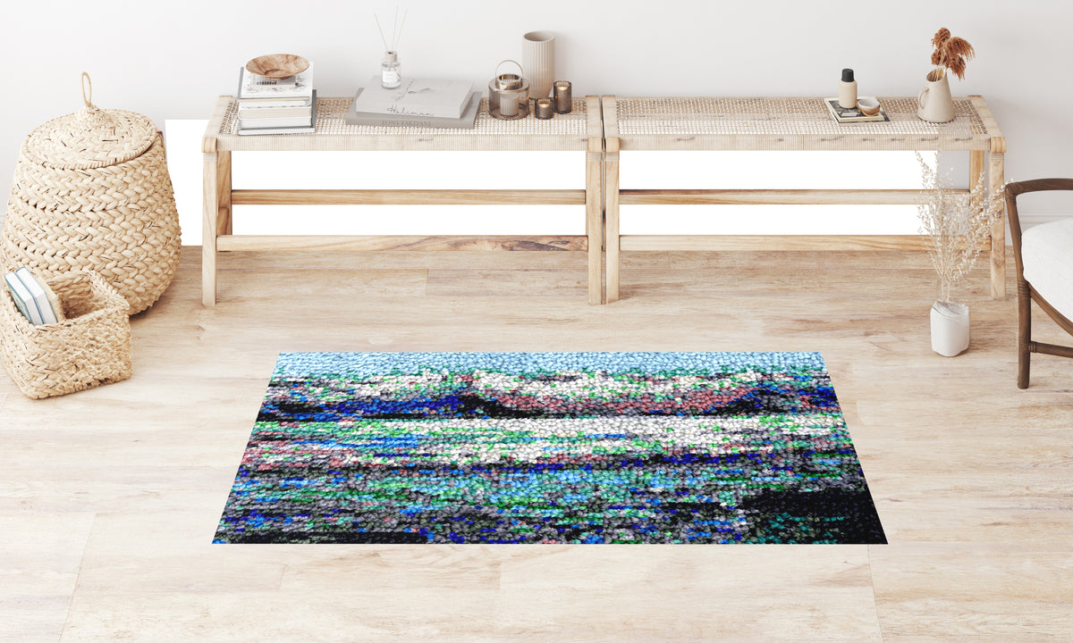 Serene Waterscape - Latch Hook Rug Kit