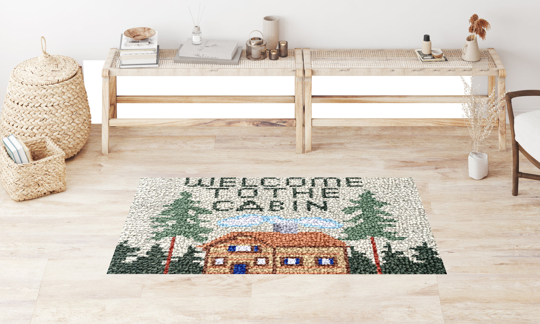 Welcome to the Cabin - Latch Hook Rug Kit