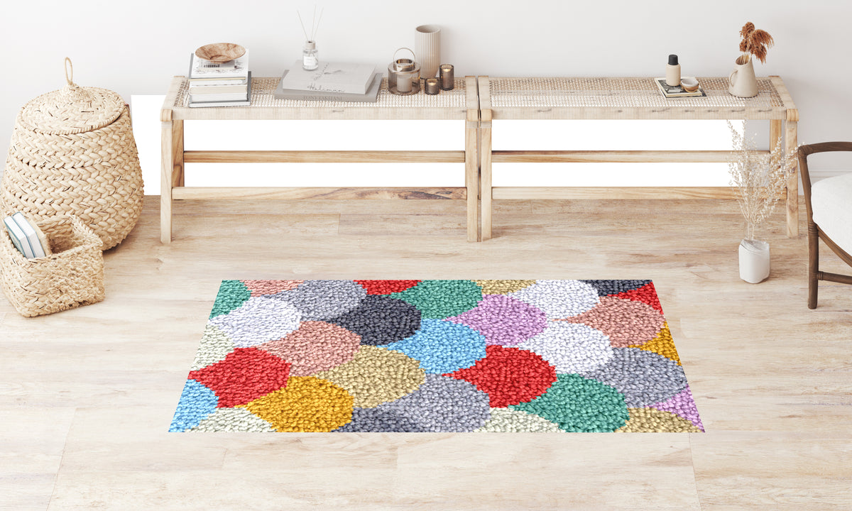 Colorful Harmony - Latch Hook Rug Kit