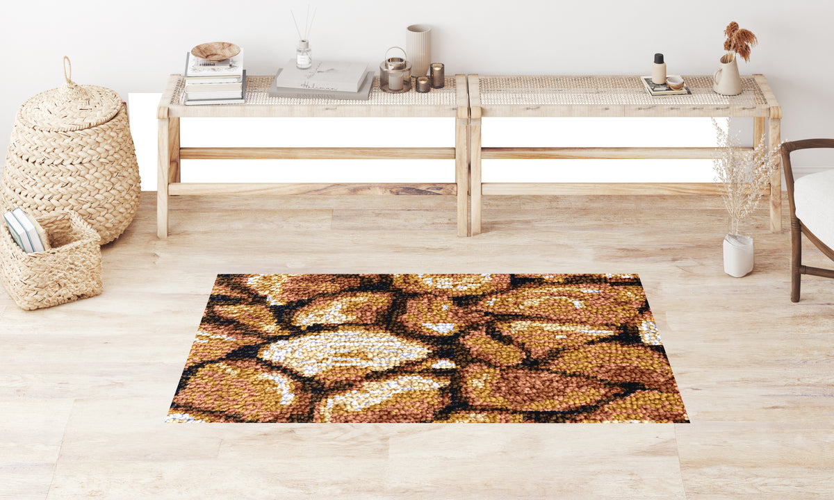 Earthy Elegance - Latch Hook Rug Kit