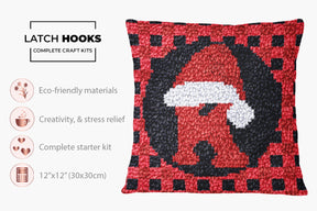 Festive Cheer - Latch Hook Pillow Kit