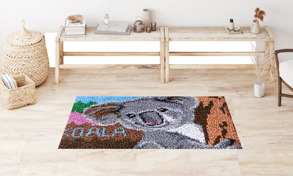 Charming Koala Art - Latch Hook Rug Kit