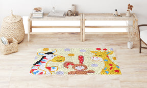 Whimsical Animal Friends - Latch Hook Rug Kit