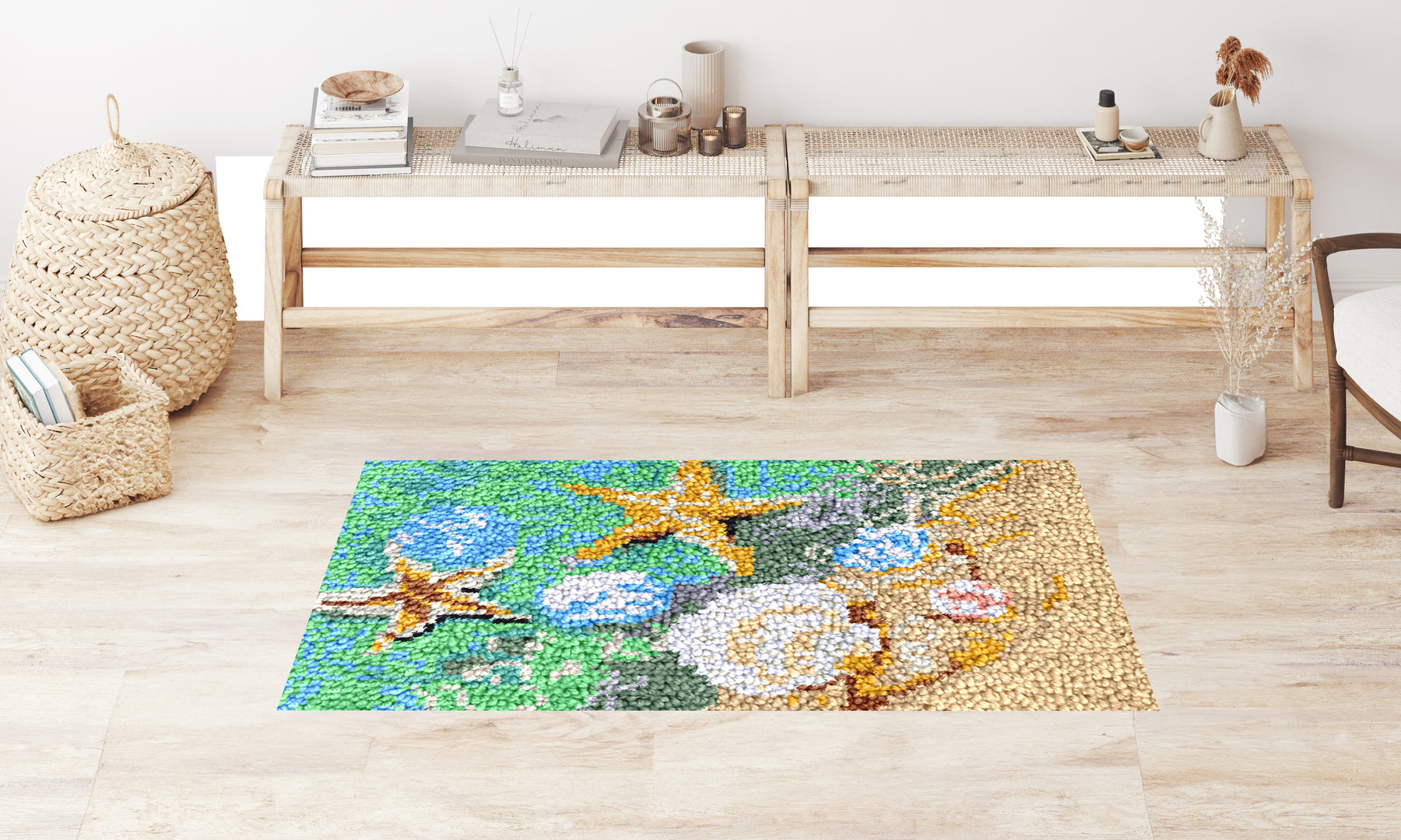 Coastal Treasures - Latch Hook Rug Kit