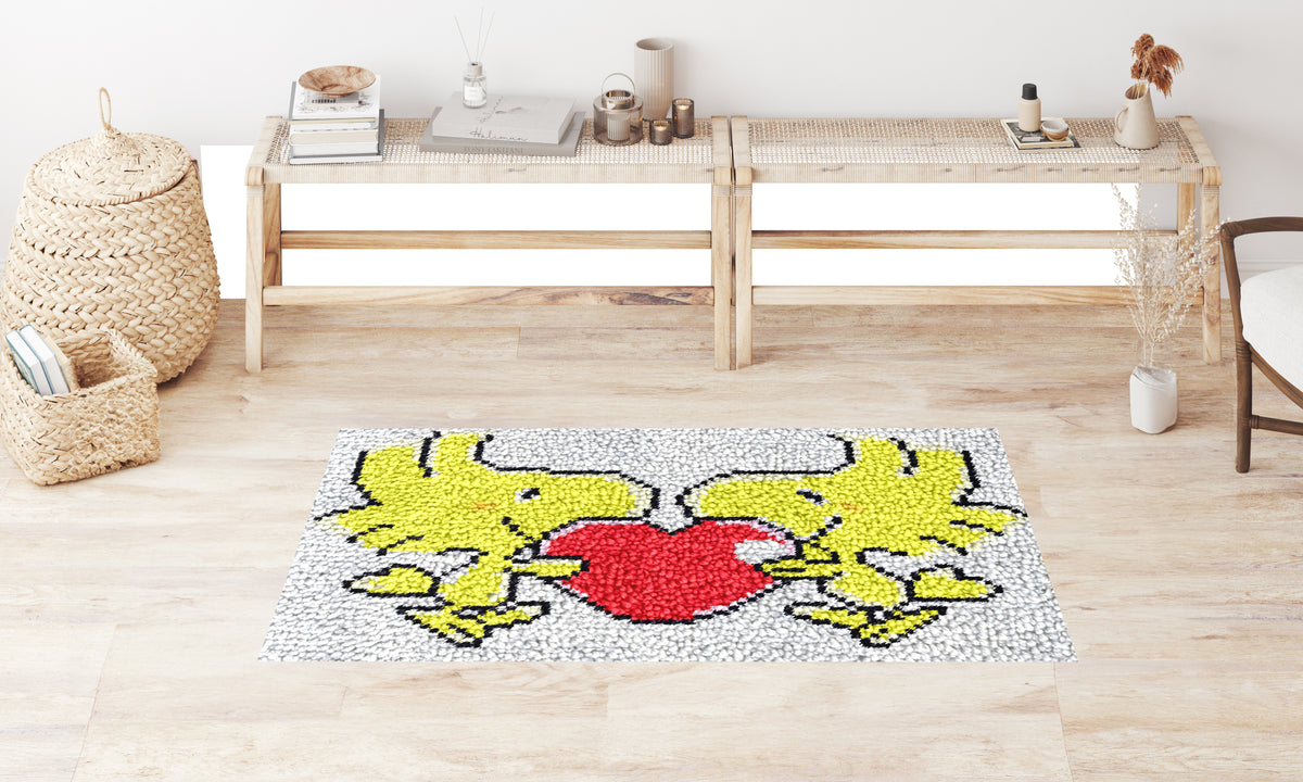 Woodstock's Love - Latch Hook Rug Kit