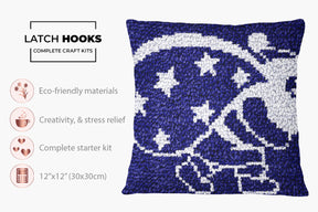 Starry Shell Companion - Latch Hook Pillow Kit