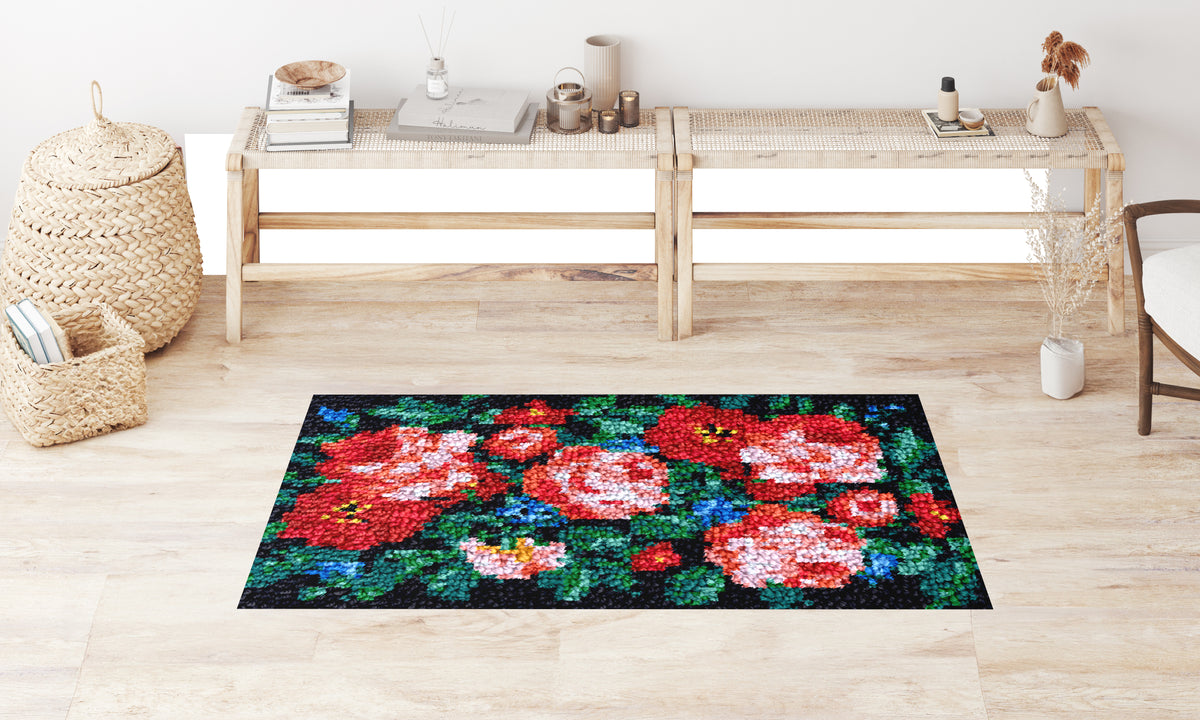 Blooming Beauty - Latch Hook Rug Kit