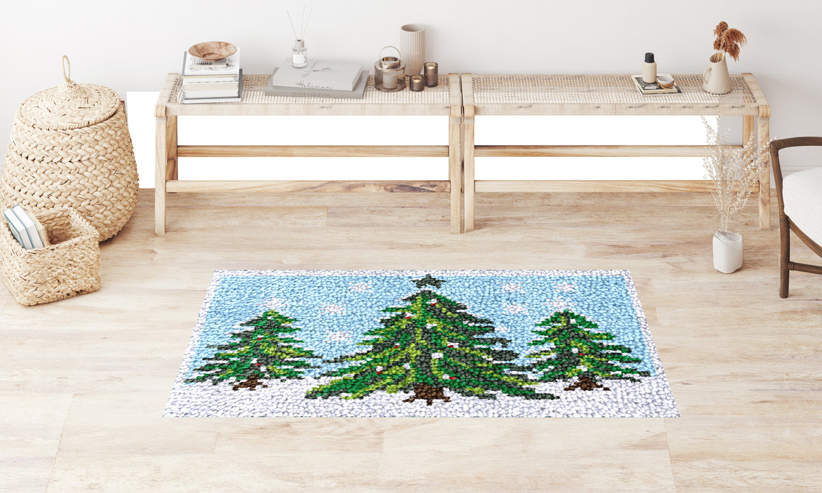 Whimsical Winter Wonderland - Latch Hook Rug Kit