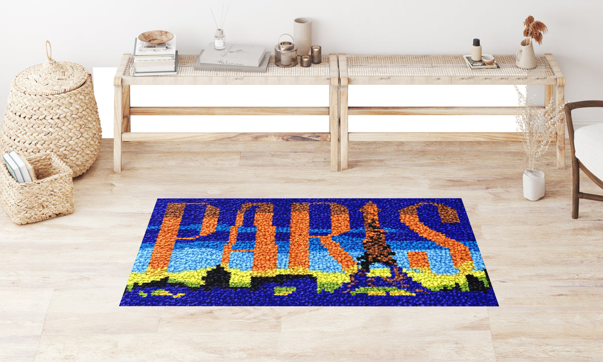 Paris Dreamscape - Latch Hook Rug Kit